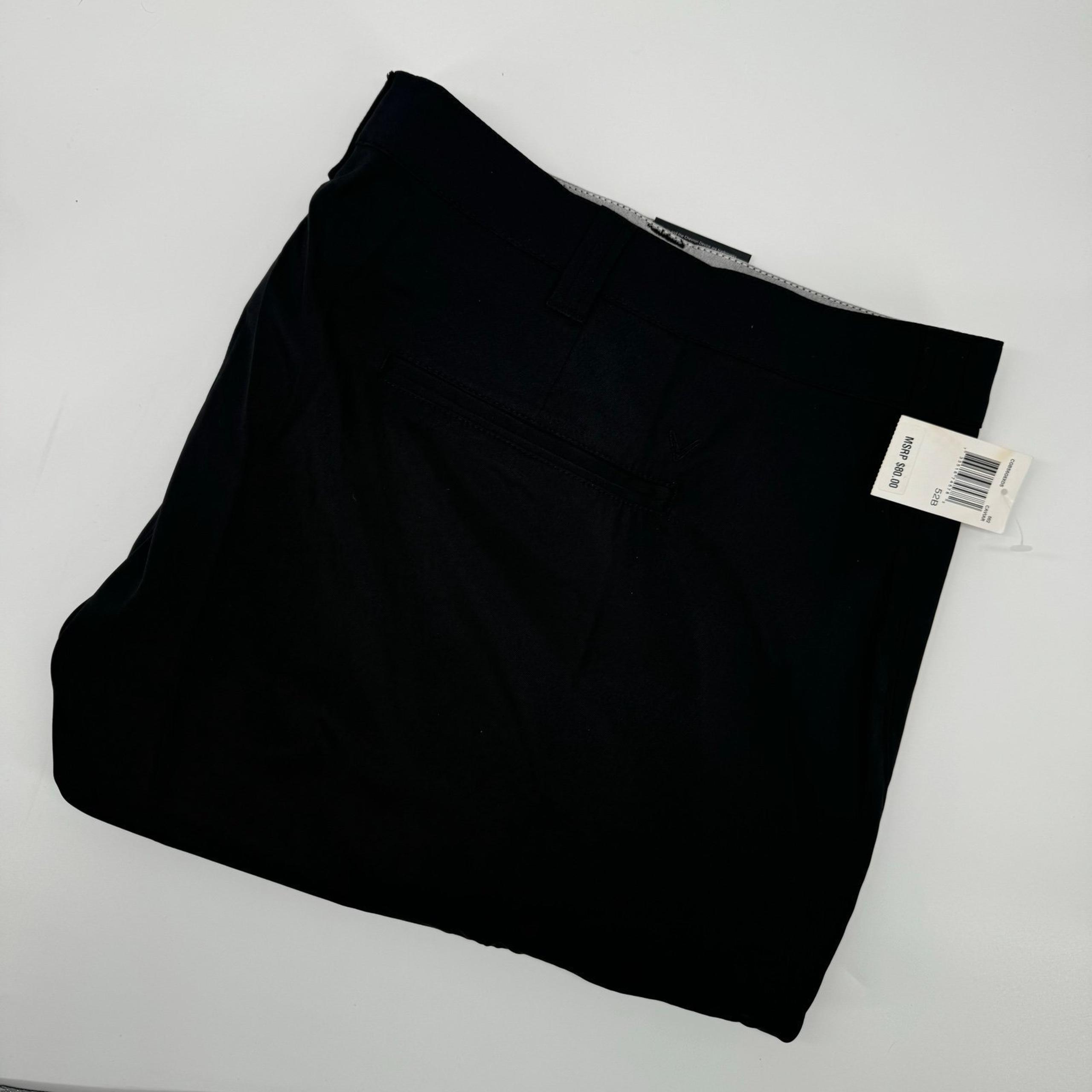 Callaway Men's 52B Caviar Black Golf Performance Active Athletic Shorts NWT