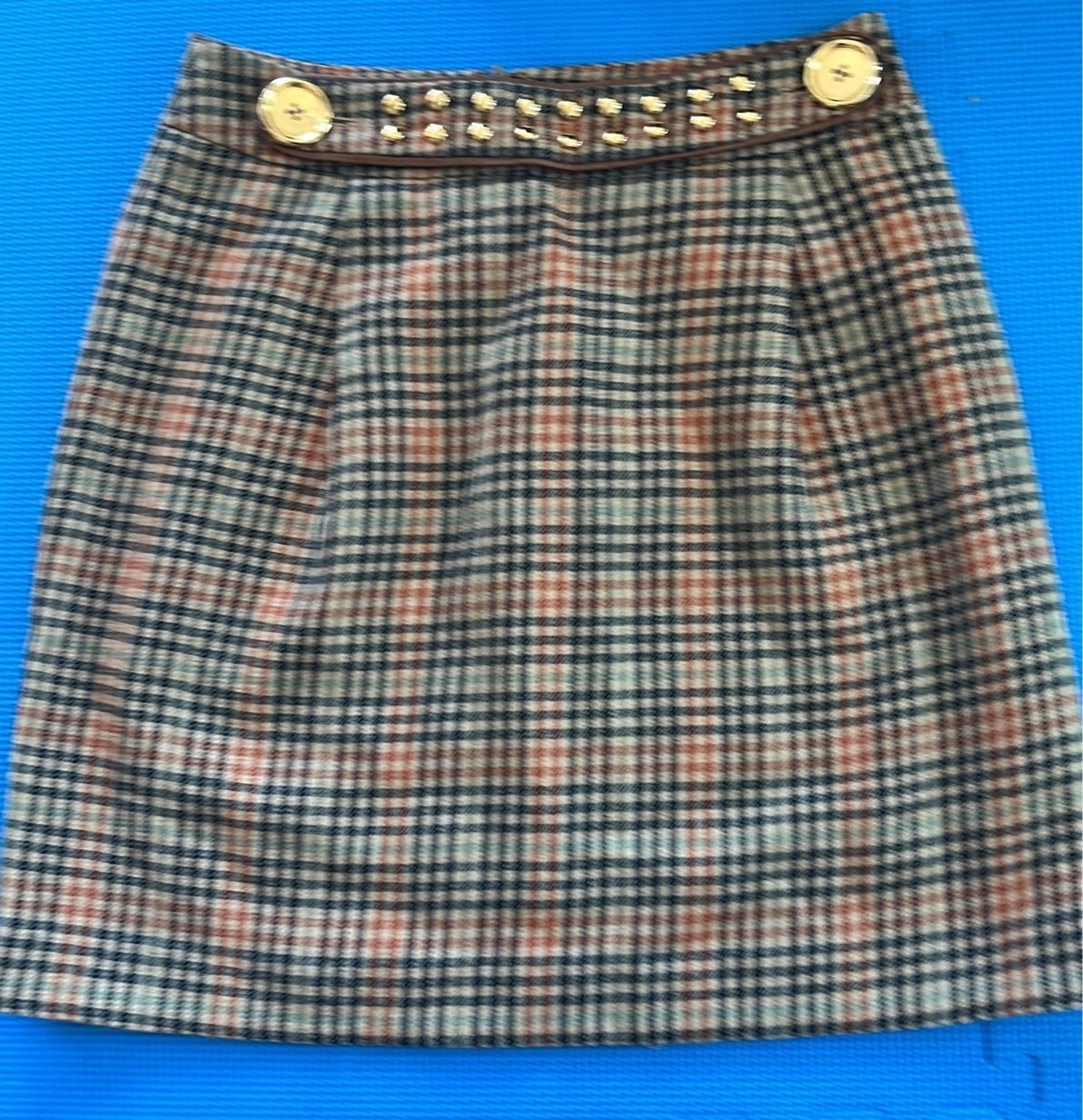 Tory Burch Plaid mini skirt 2