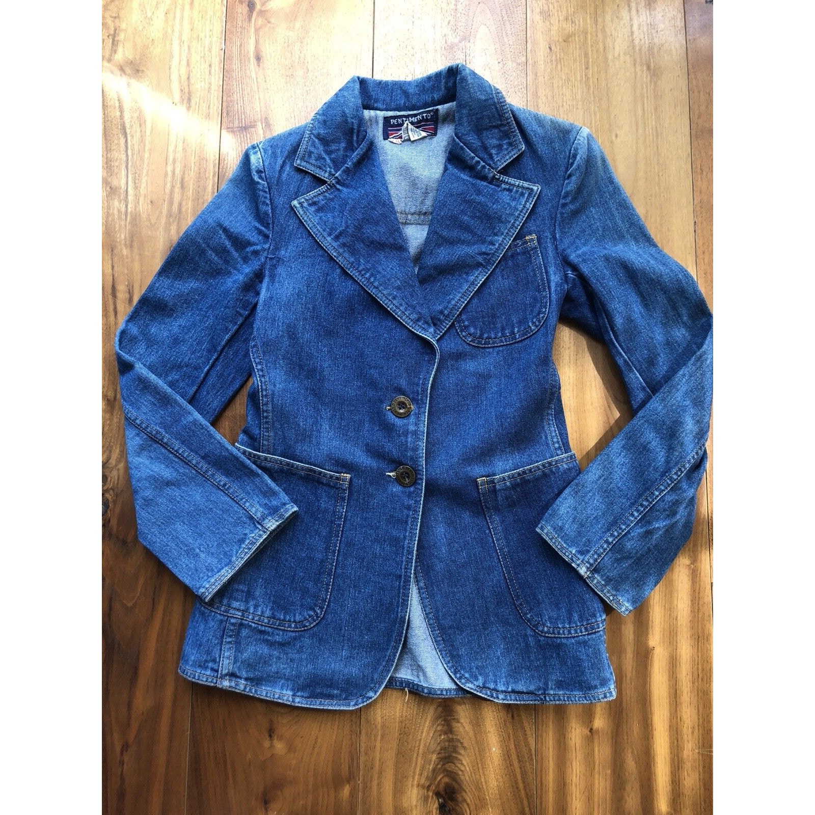Vintage Pentimento Brittania Denim Jean Jacket B-14 / 7