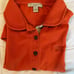 BURBERRY Brit Check placket polo shirt Orange US Small