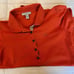 BURBERRY Brit Check placket polo shirt Orange US Small