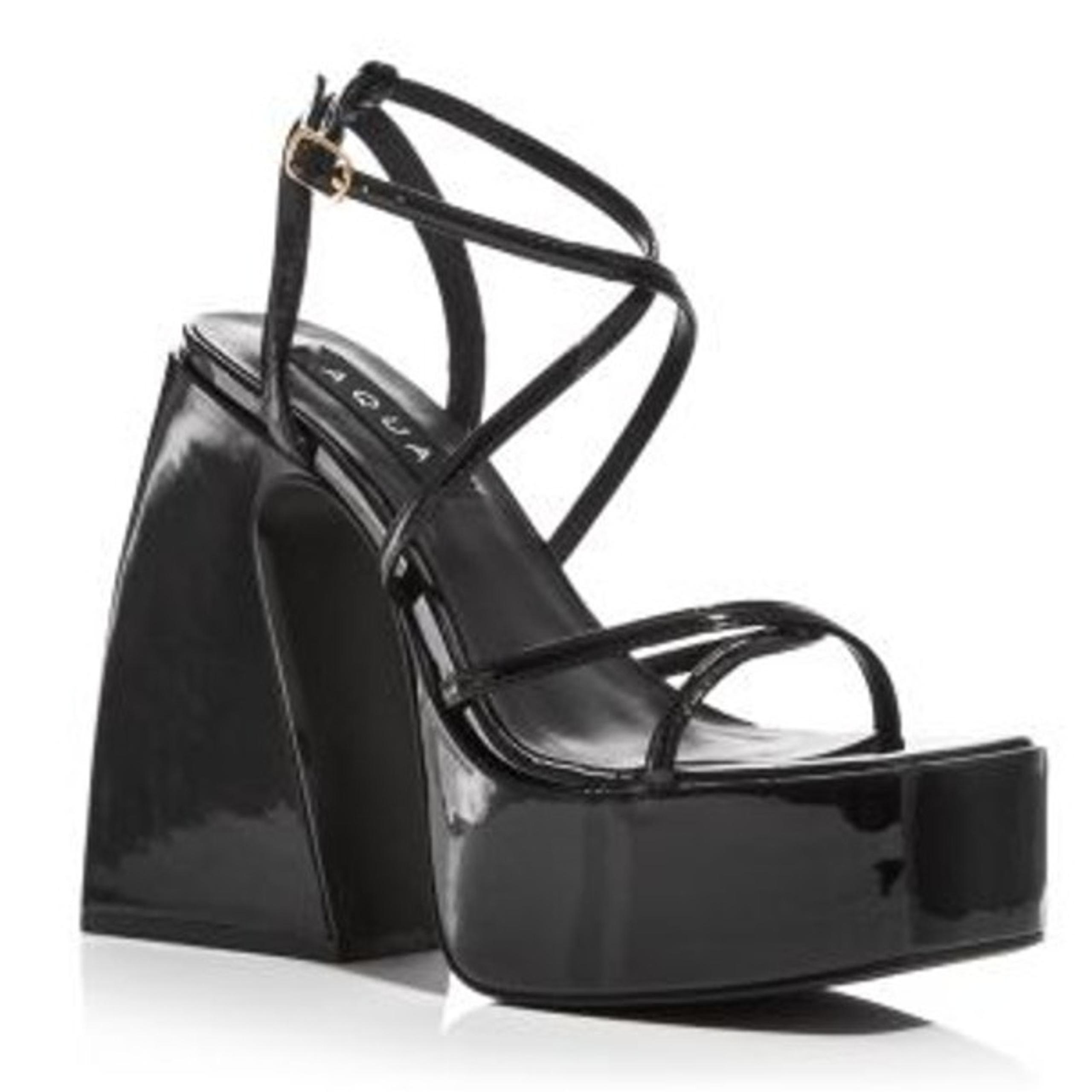 AQUA Women's Chanc Strappy Platform High Heel Sandals Size 8.5 $118