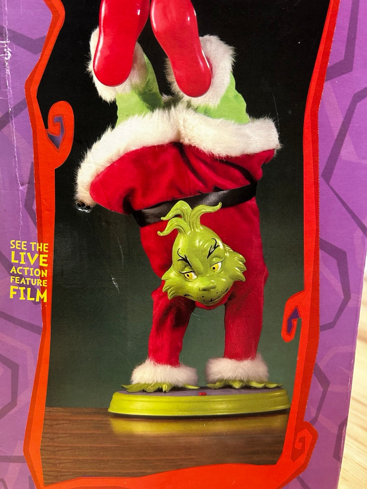 Vintage Hand-Stand Dancing Grinch