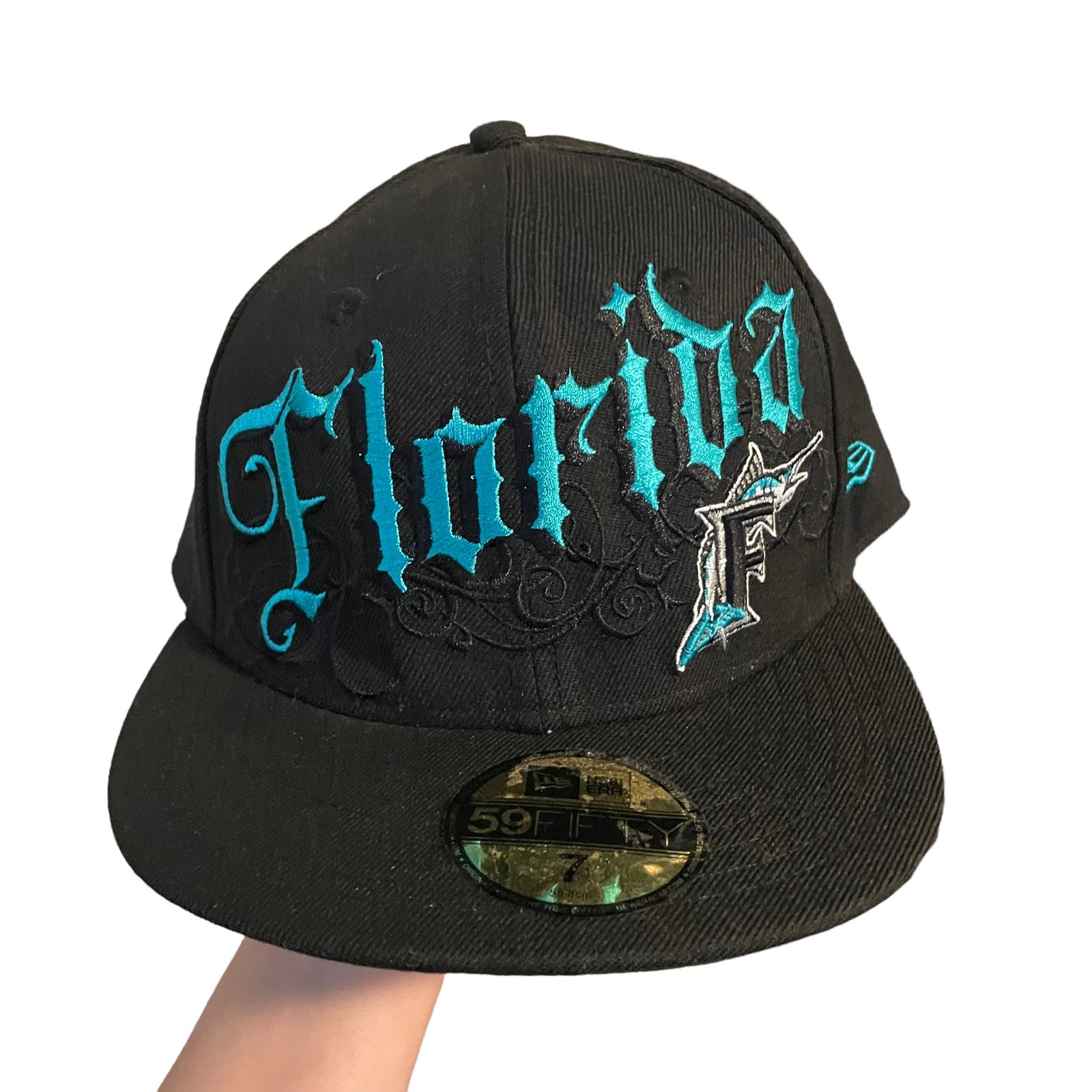 New Era Miami Florida Marlins Fitted Hat 7