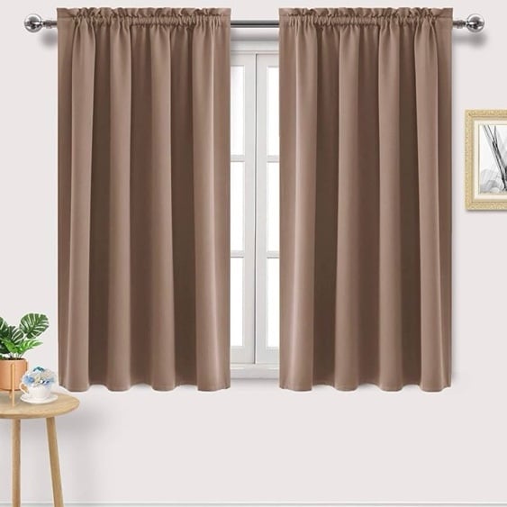 Blackout Curtains Room Darkening Thermal Insulated Bedroom Curtains Window Curta