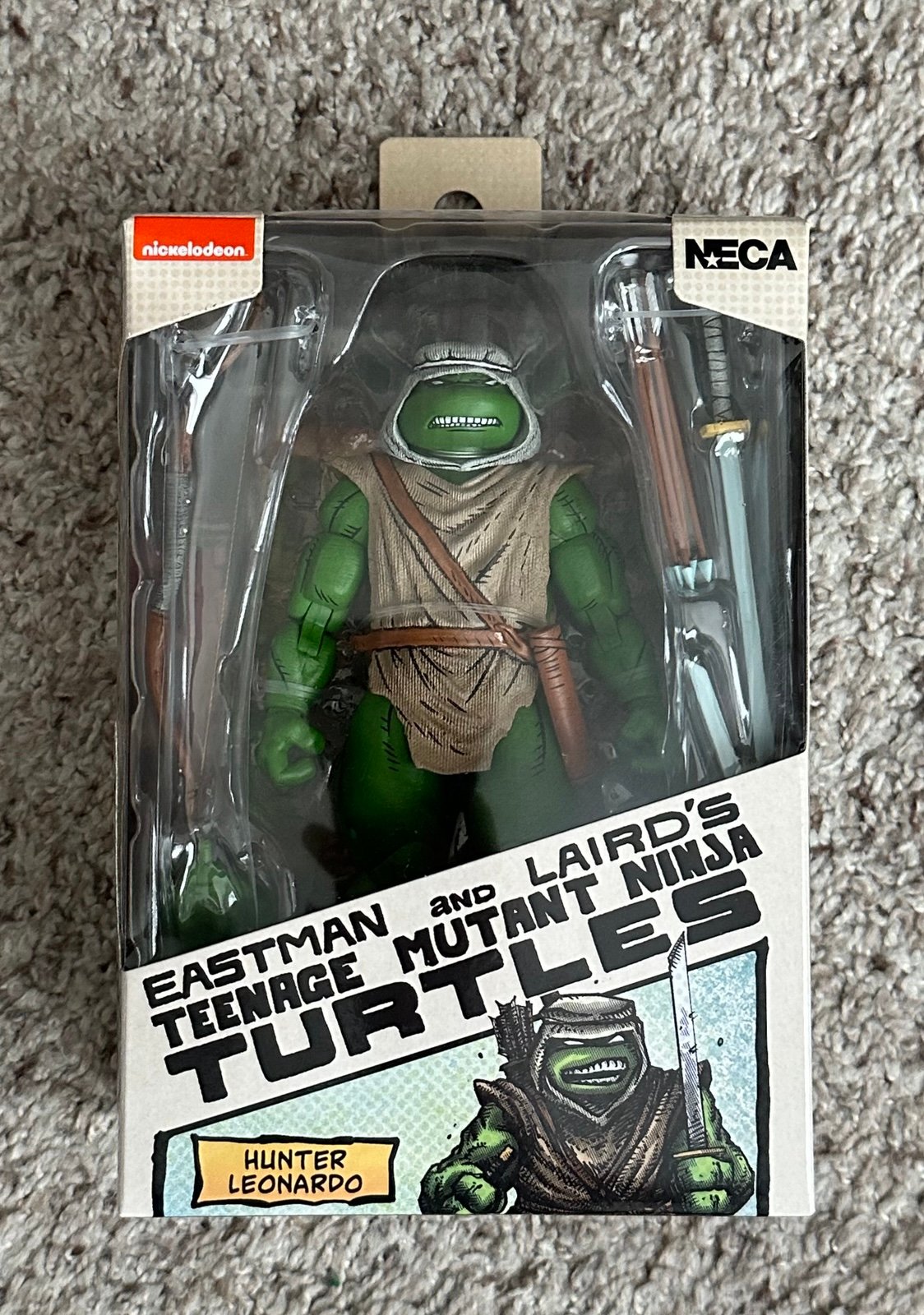 NECA Hunter Leonardo Haulathon 2025 Eastman and Laird’s TMNT figure