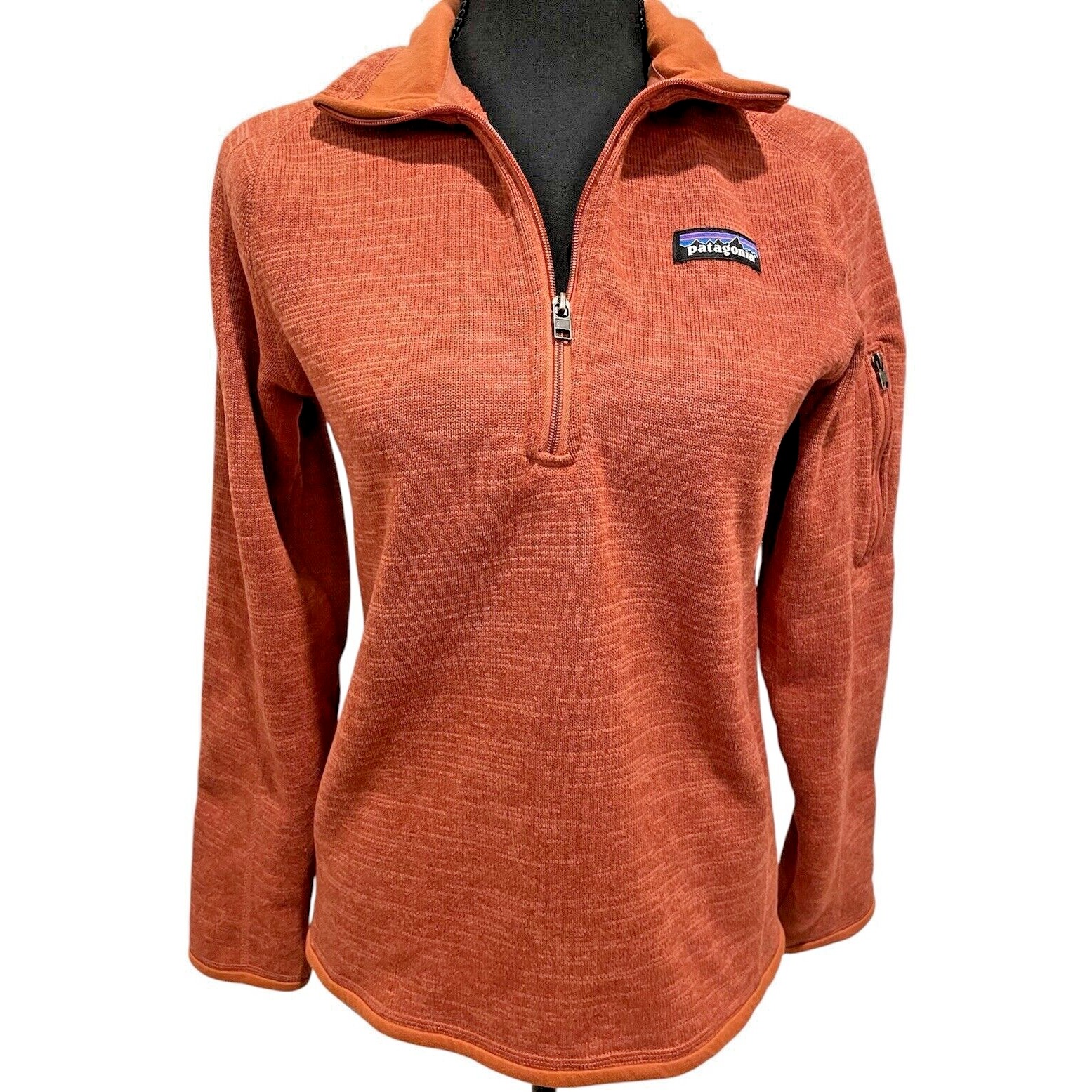 Patagonia Women's Better Sweater • 1/4 Zip Fleece • Burnished Red