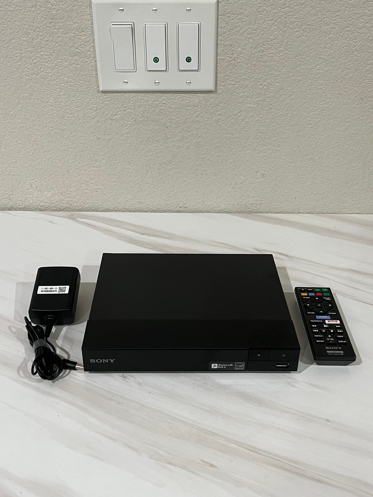 Sony BDP-S3700 Full HD 1080P Wi-Fi Streaming Blu-ray DVD Player With Remote