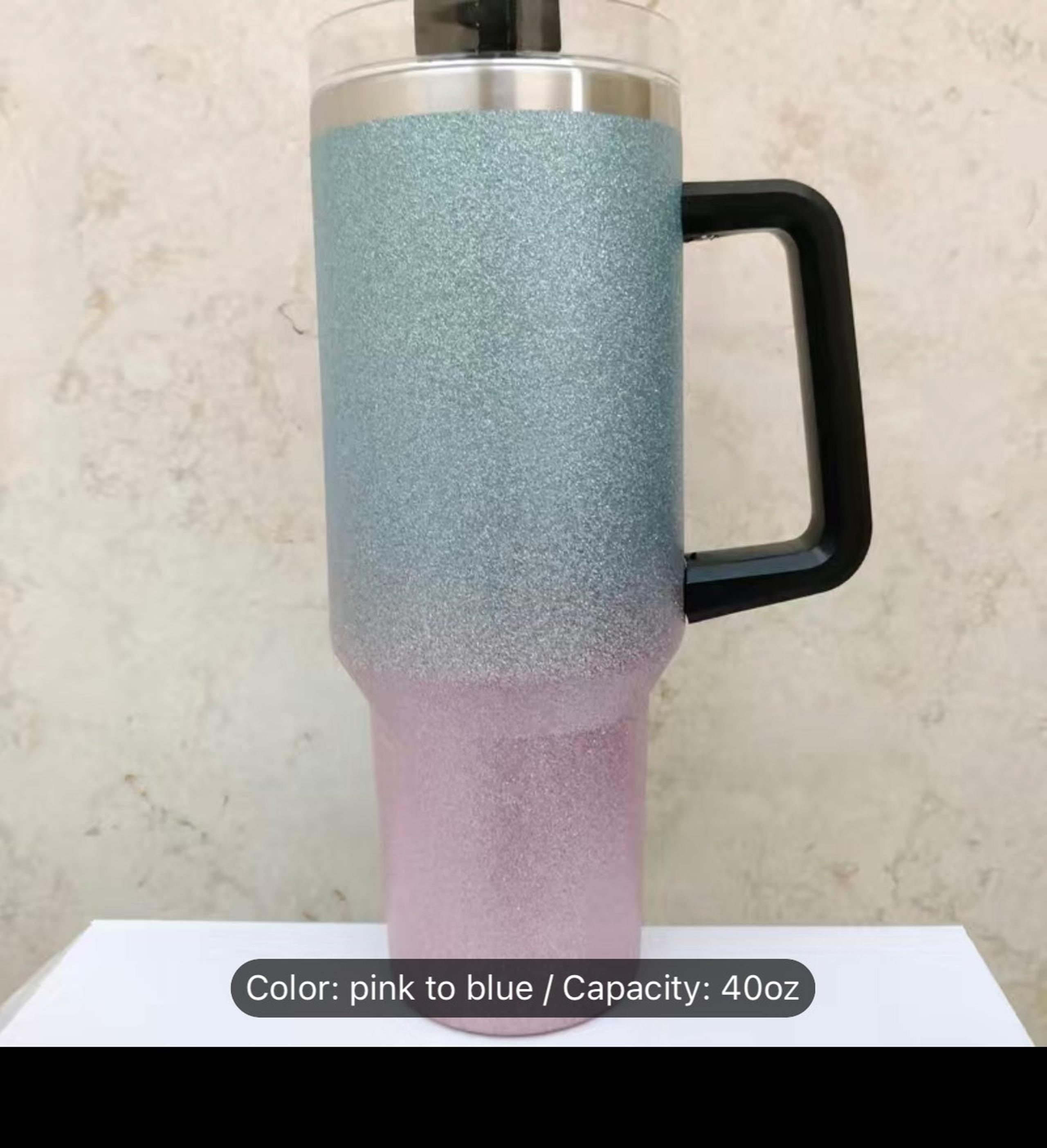 40oz cup with handles portable thermals bottle
