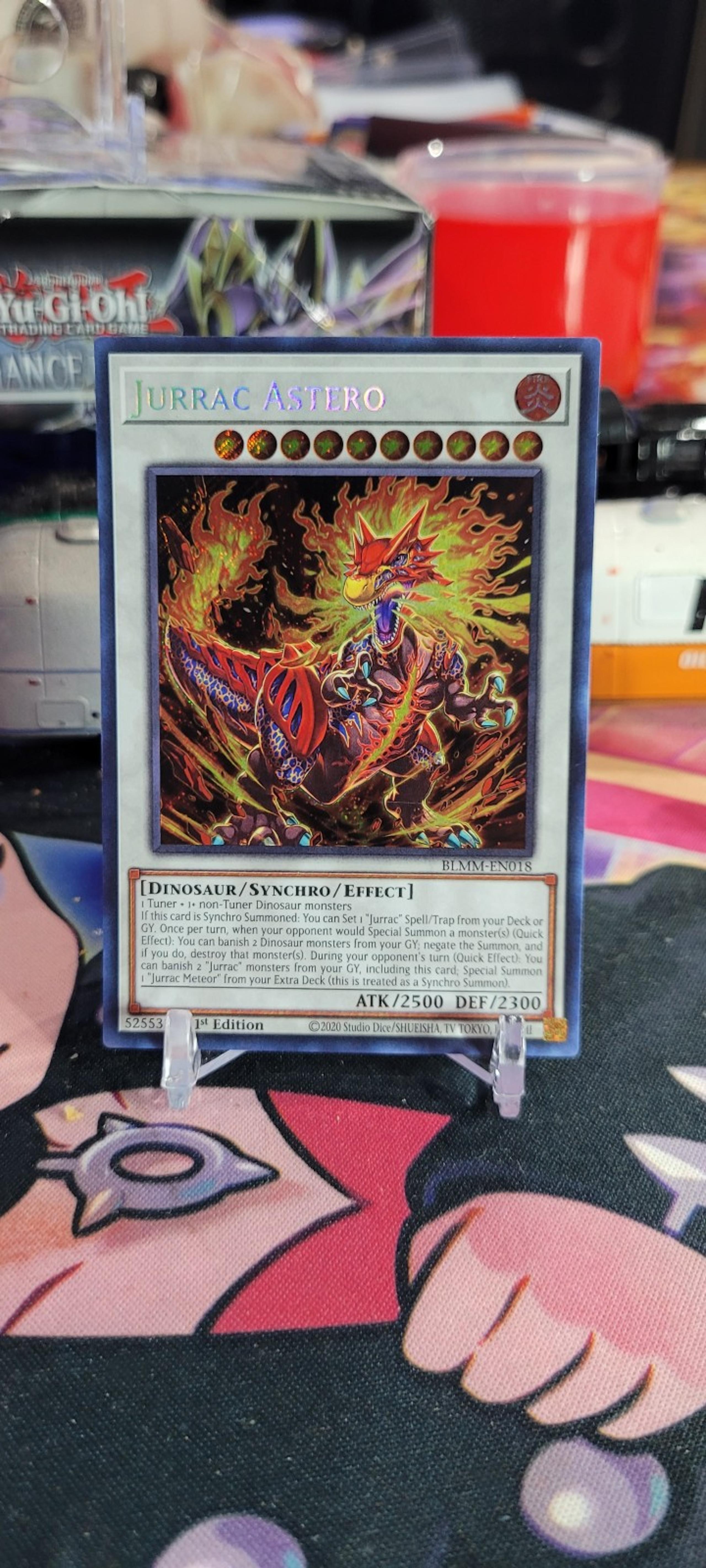 Yugioh Jurrac Astero - BLMM-EN018 - Secret Rare 1st Edition