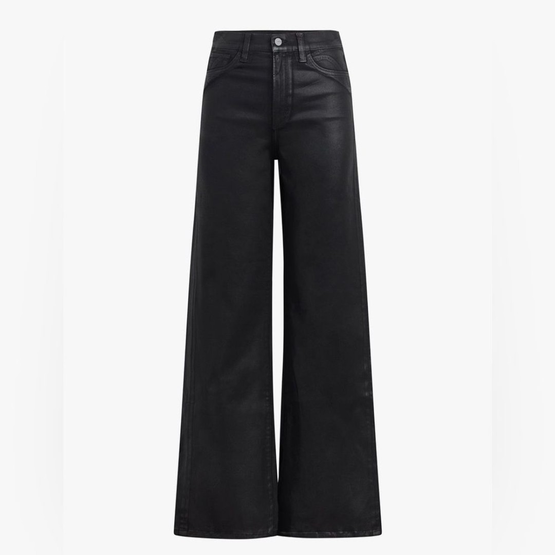 NWT! Joe’s The MIA High Rise Wide Leg Coated Black Jeans Size 30
