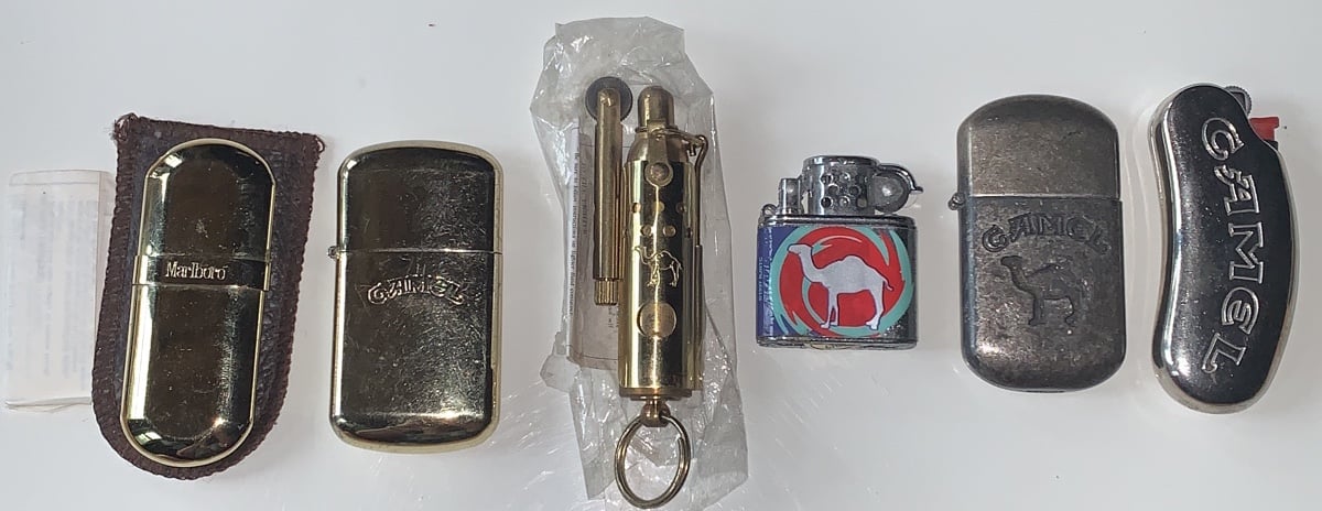 Vintage lighter advertisement lot (1)