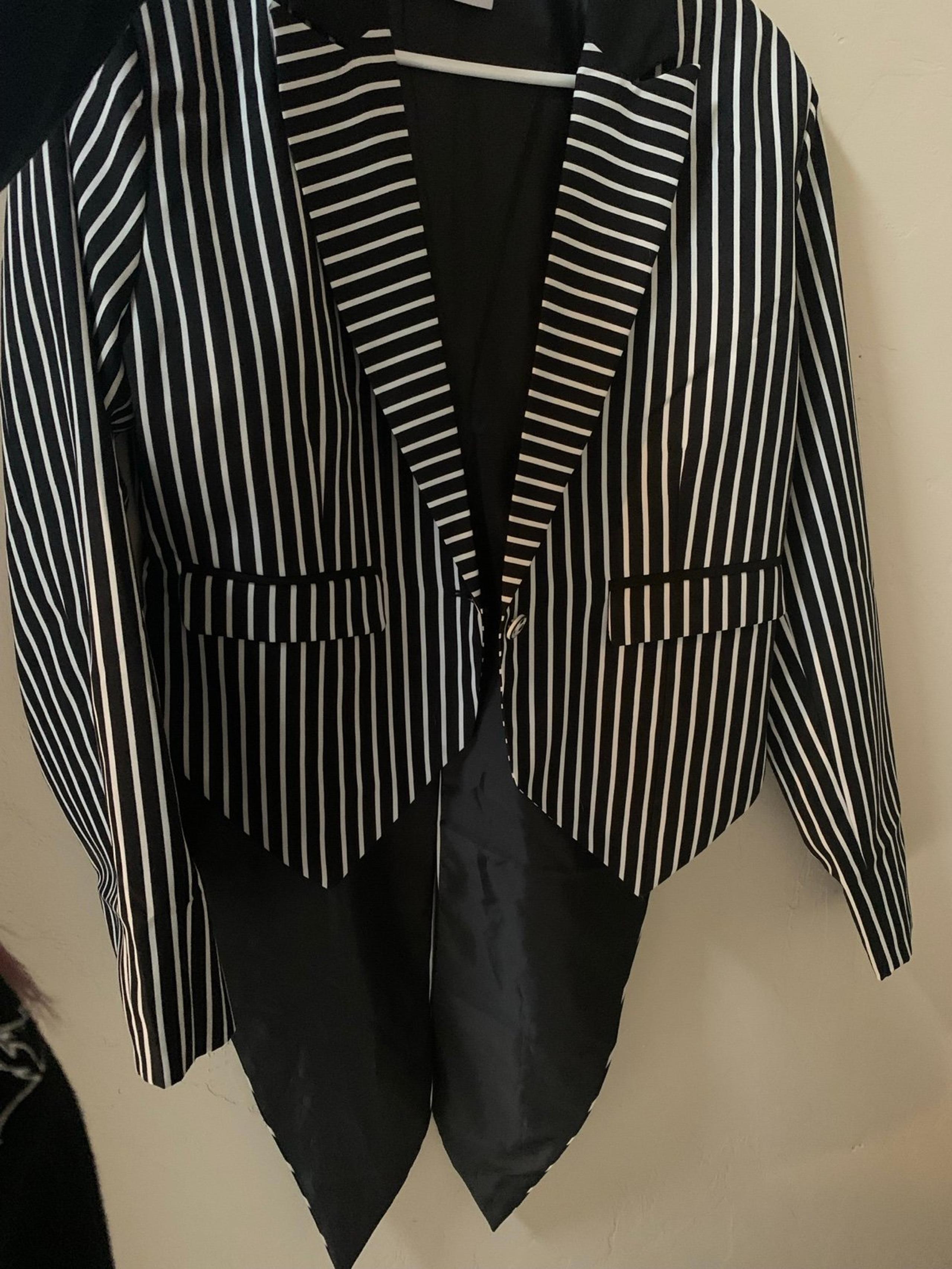 Nightmare before Christmas Jack pinstripe coat