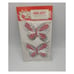 Deadstock 1960's Shiny Brite Butterfly Christmas Decorations Pack of Two