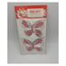 Deadstock 1960's Shiny Brite Butterfly Christmas Decorations Pack of Two