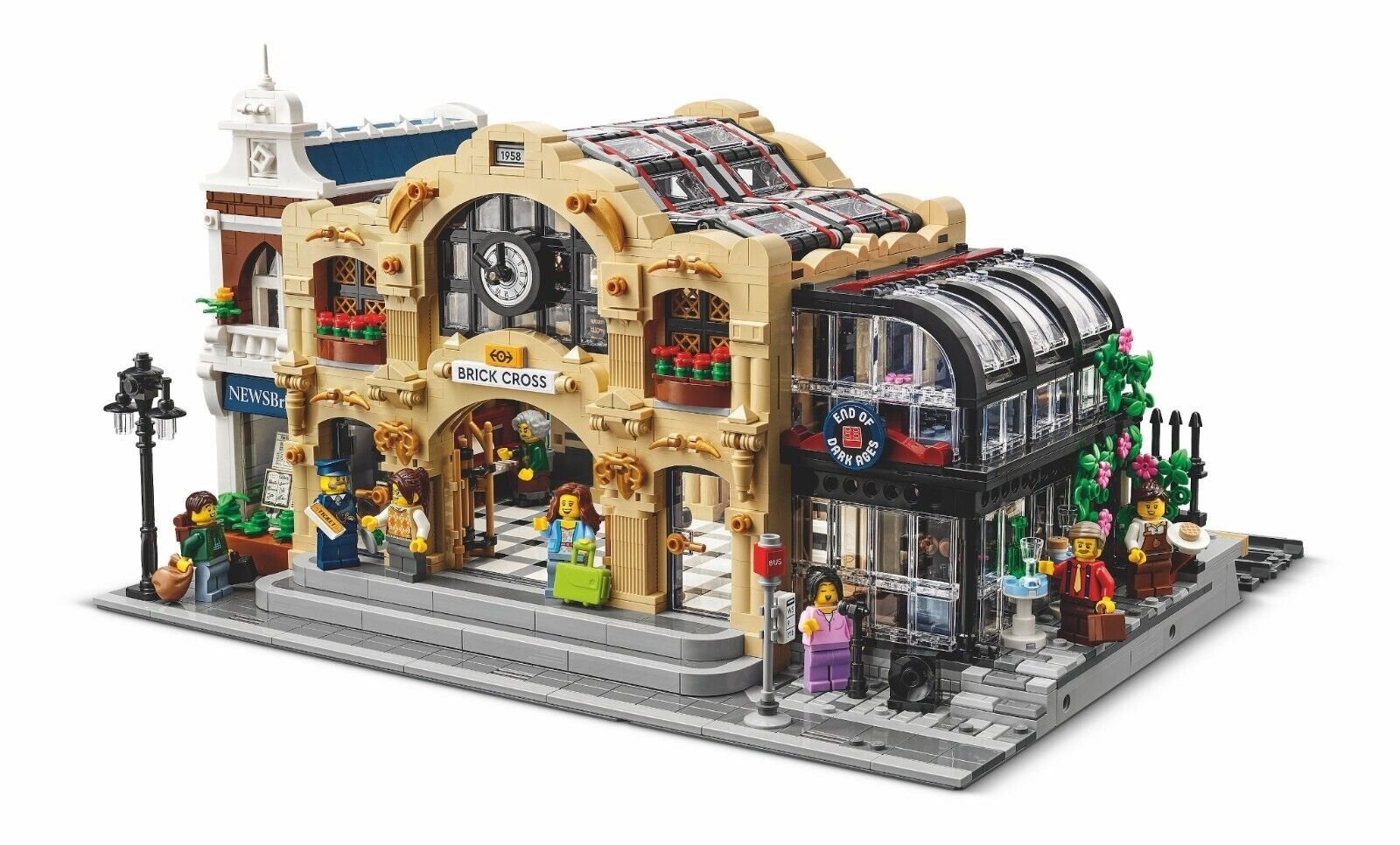 LEGO Bricklink Brick Cross Train Station Brand NEW 910034 RARE - AVAILABLE NOW