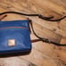 Dooney & Bourke Pebble Grain Letter Carrier Crossbody Midnight Blue