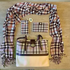 Spartina Purse, Wallet, Scarf/stole/shawl, Eyeglass/Sunglass Case 4 Pcs