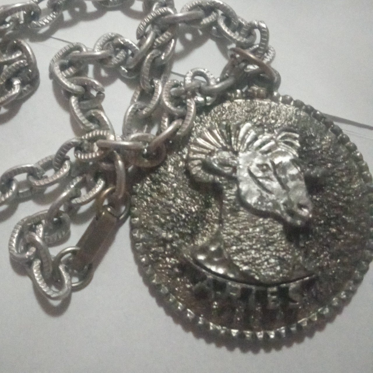 Necklace Aries medallion