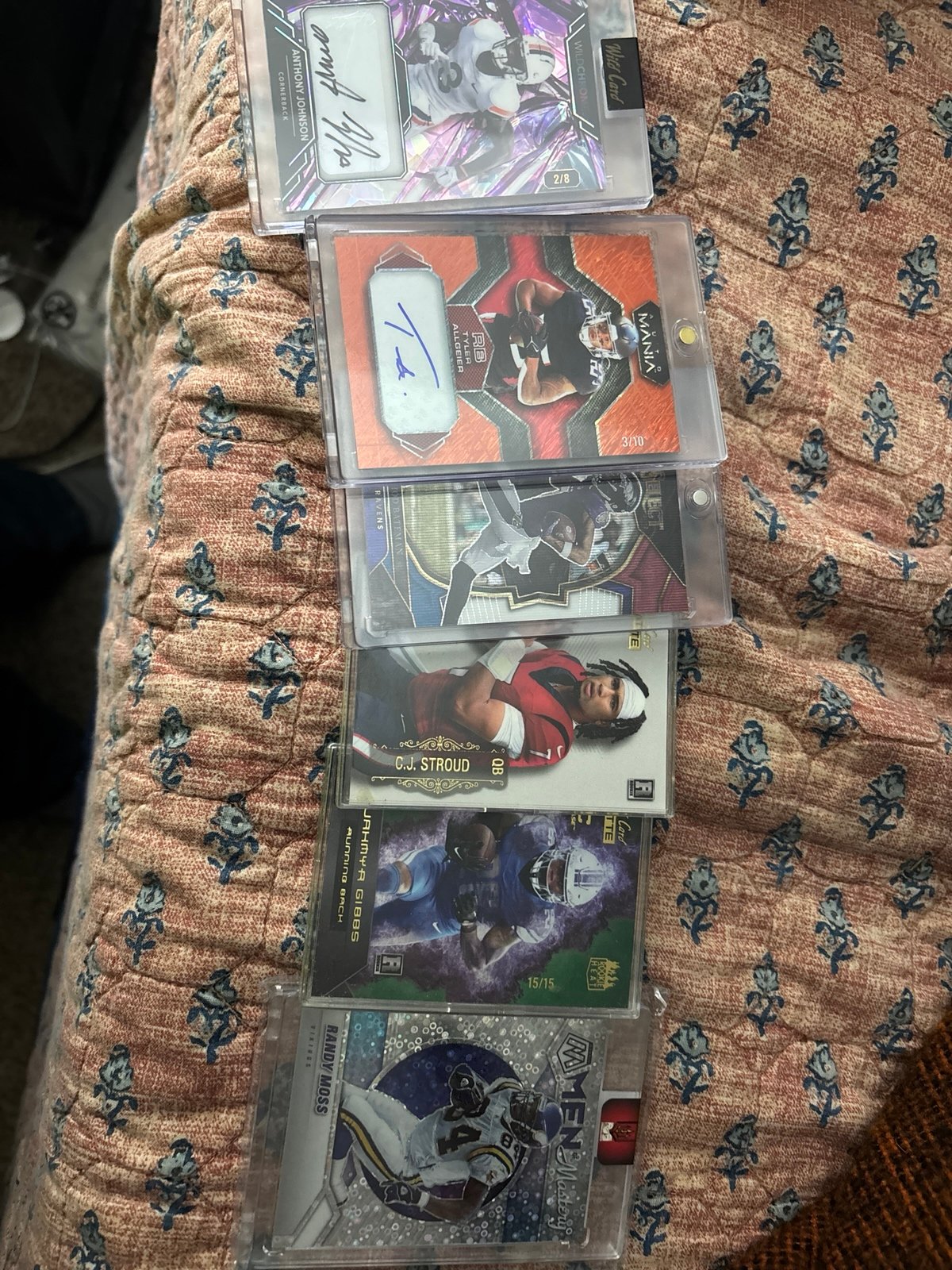 lot of 6 rookies and numbered sale