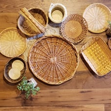 VINTAGE BOHO BASKET SET