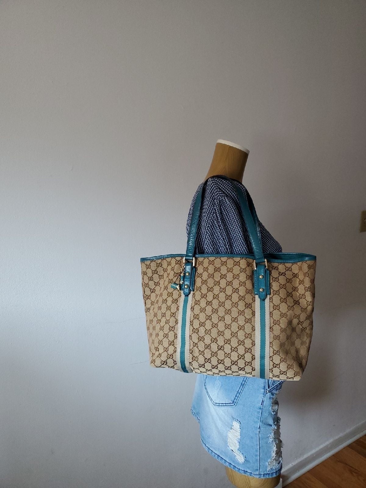 Gucci Jolicoeur Vintage Y2K Tote Bag Purse Authentic (Limited Edition) LARGE