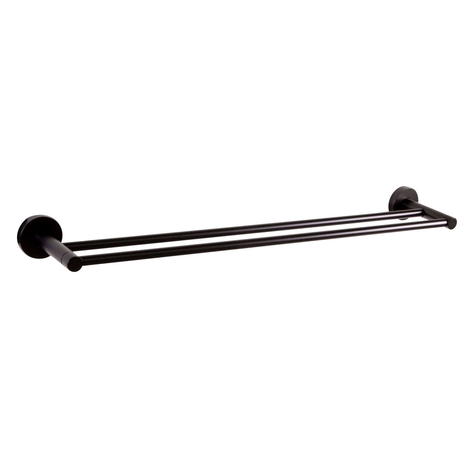 Kelton 24 Double Towel Bar in Matte Black for Stylish Spaces