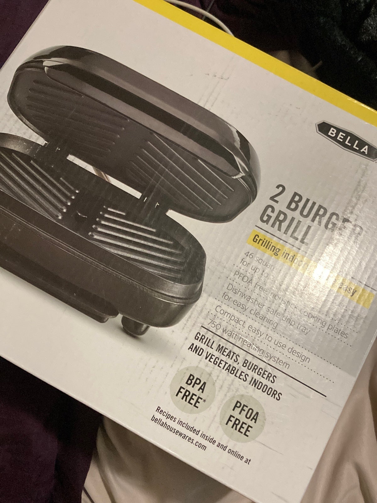 2 burger grill