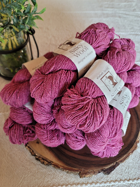 Yarn Lot - Wool and Silk - 10 Skeins