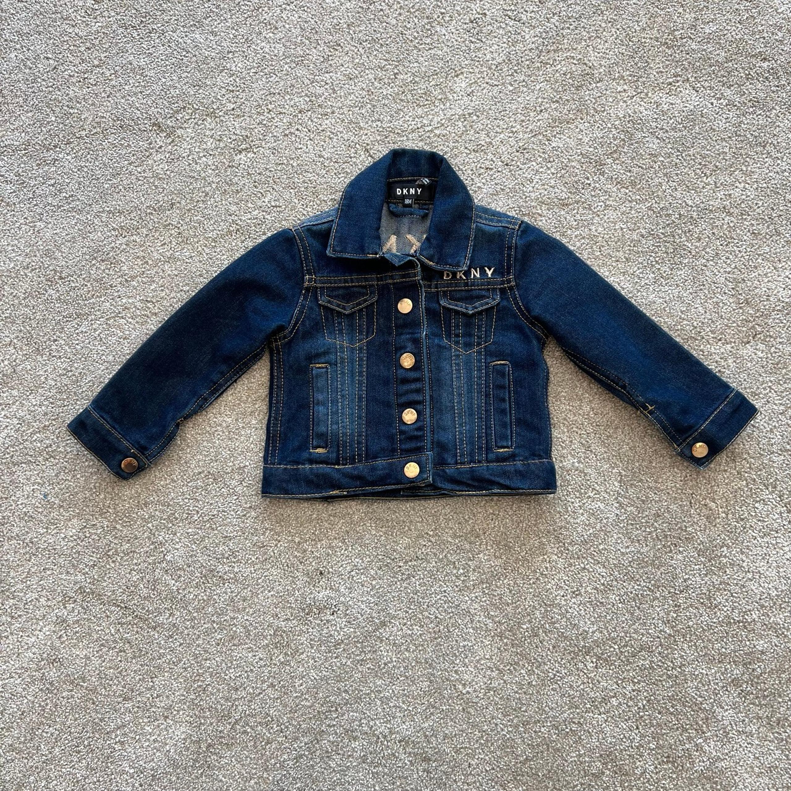 Toddler Girls  DKNY Denim Jean Jacket 18M NWOT