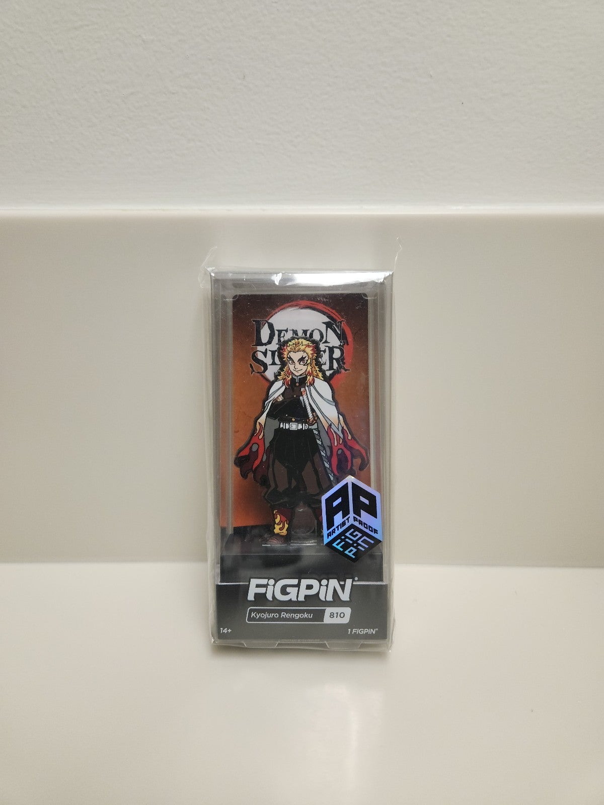 AP Figpin Kyojuro Rengoku 810 Artist Proof AP Demon Slayer Hashira