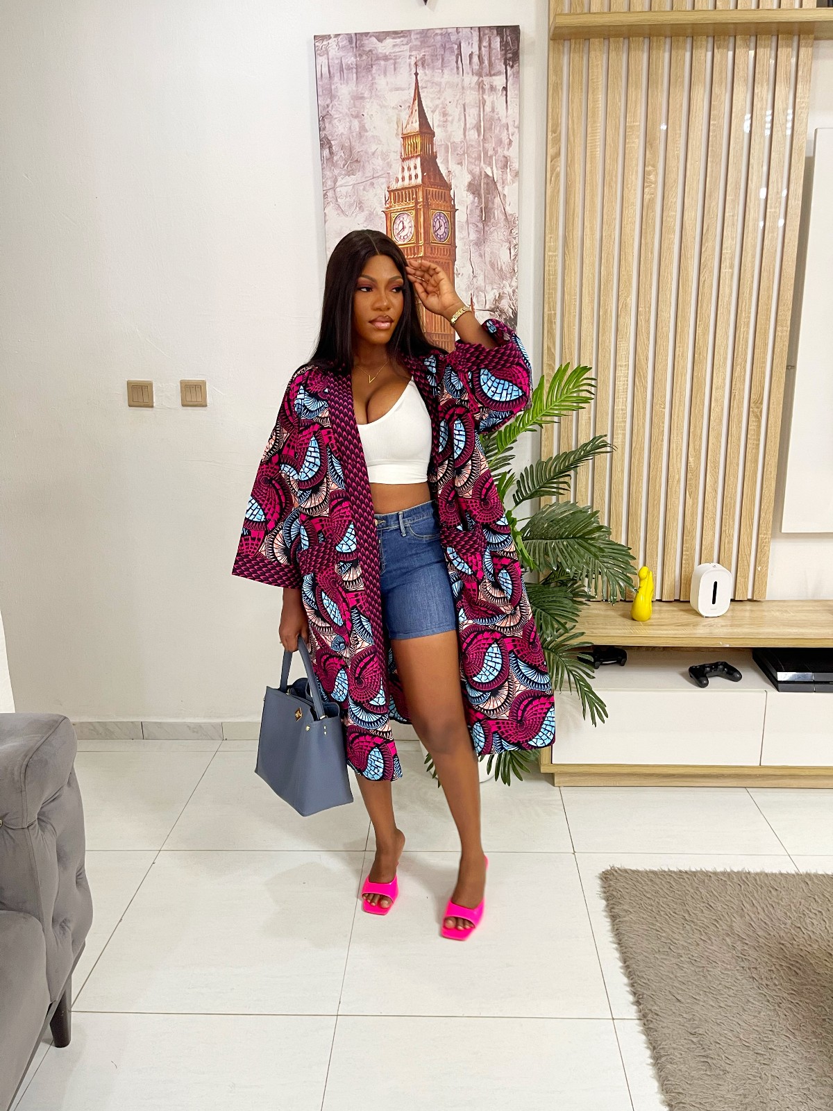 Patterned Kimono