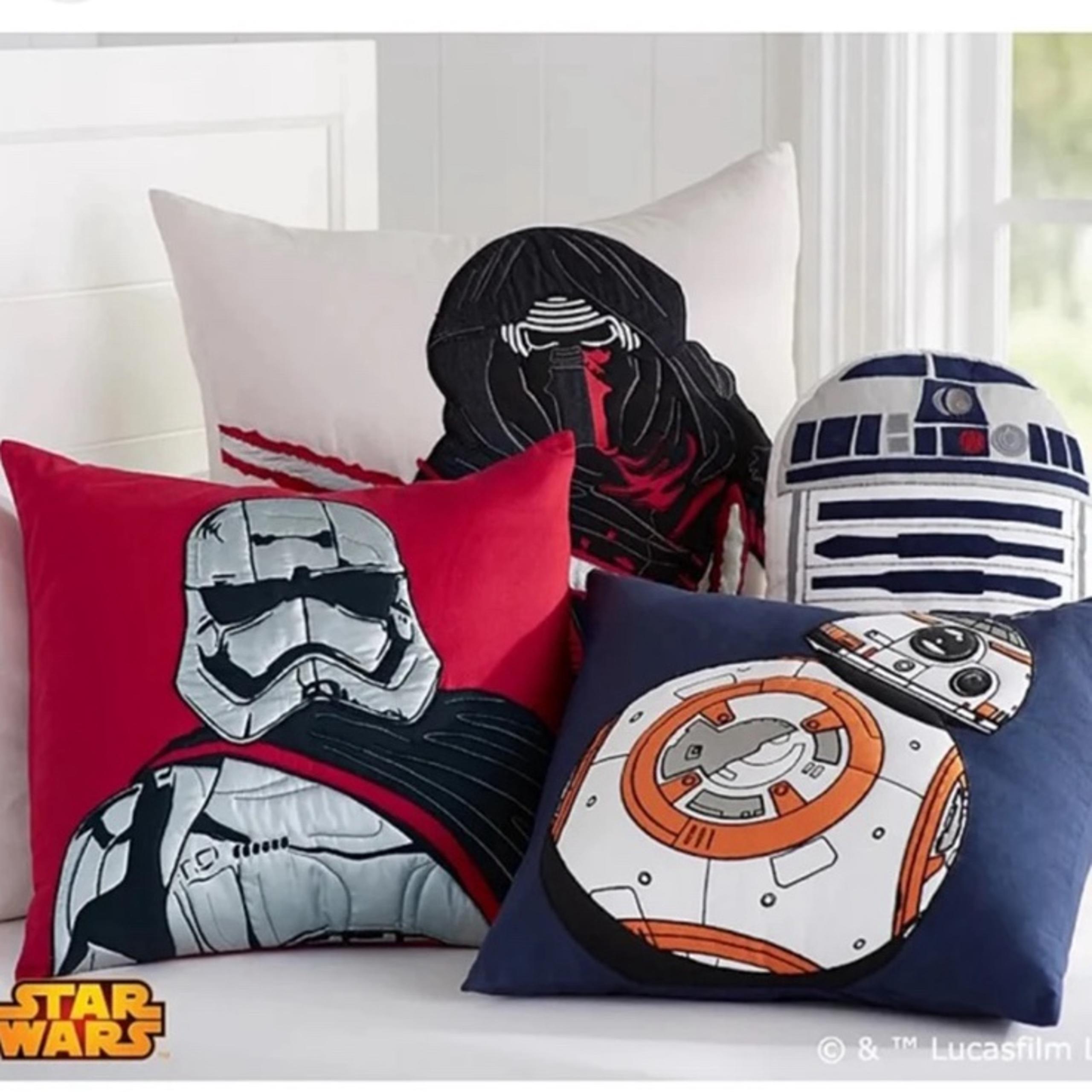 Pottery barn kids x Star Wars storm trooper throw pillow 20”