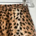Vintage Adolfo Saks Fifth Ave Faux Fur Cheetah Print Skirt Size Medium Mob Wife