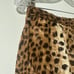 Vintage Adolfo Saks Fifth Ave Faux Fur Cheetah Print Skirt Size Medium Mob Wife