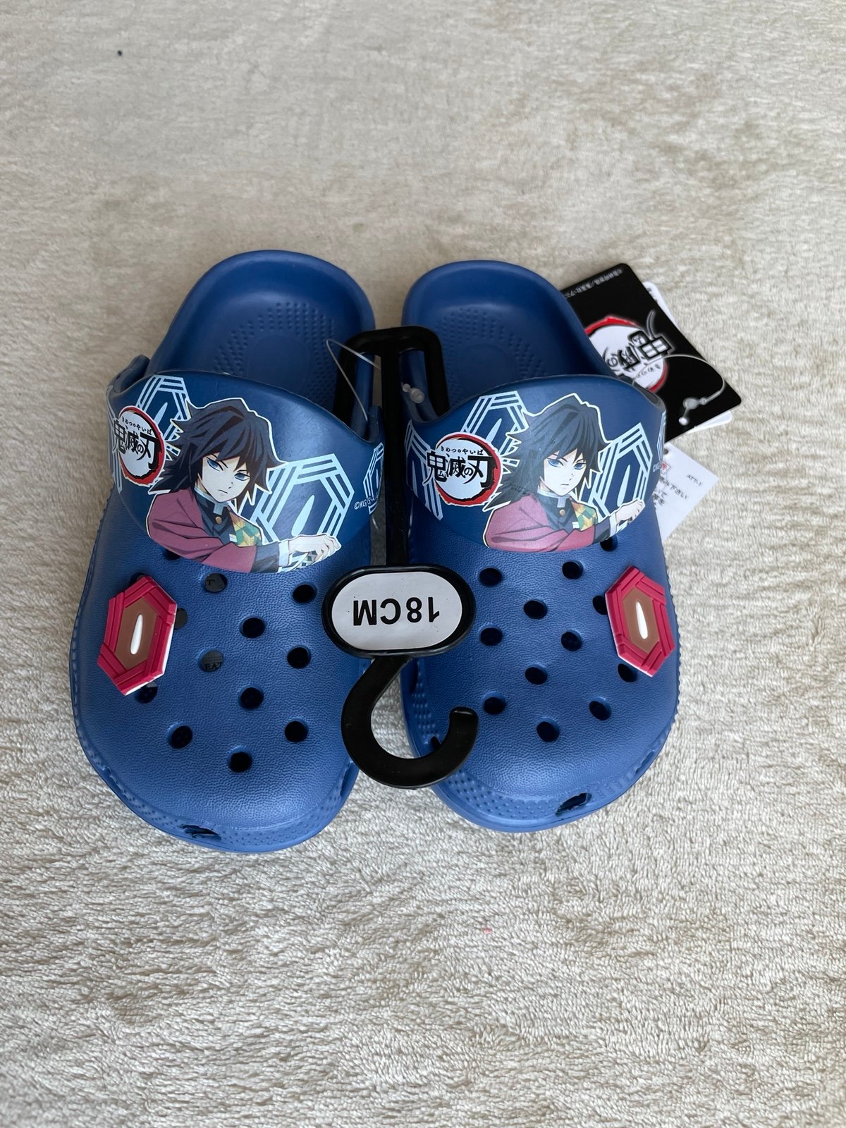 Giyu Tomioka Clogs US Kids Size 11.5–12.5 (Little Kid)