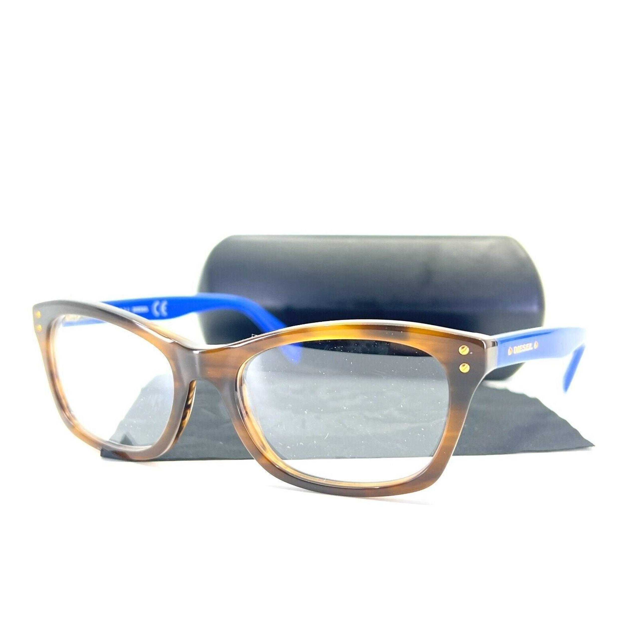 Diesel DL5073-3 col.050 Tortoise Blue Full Rim Eyeglasses Frames 53[]17 140 mm