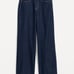 Old Navy High-Waisted Wow Wide-Leg Jeans in size 8 Tall, inseam 34 Dark Indigo