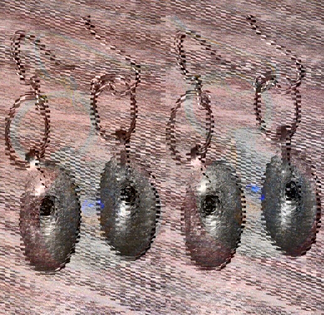L + M Arts Sapphire And Sterling Silver Disc Earrings J7