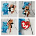 #1 Beanie Baby Blue With Chip Beanie Baby