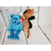 #1 Beanie Baby Blue With Chip Beanie Baby