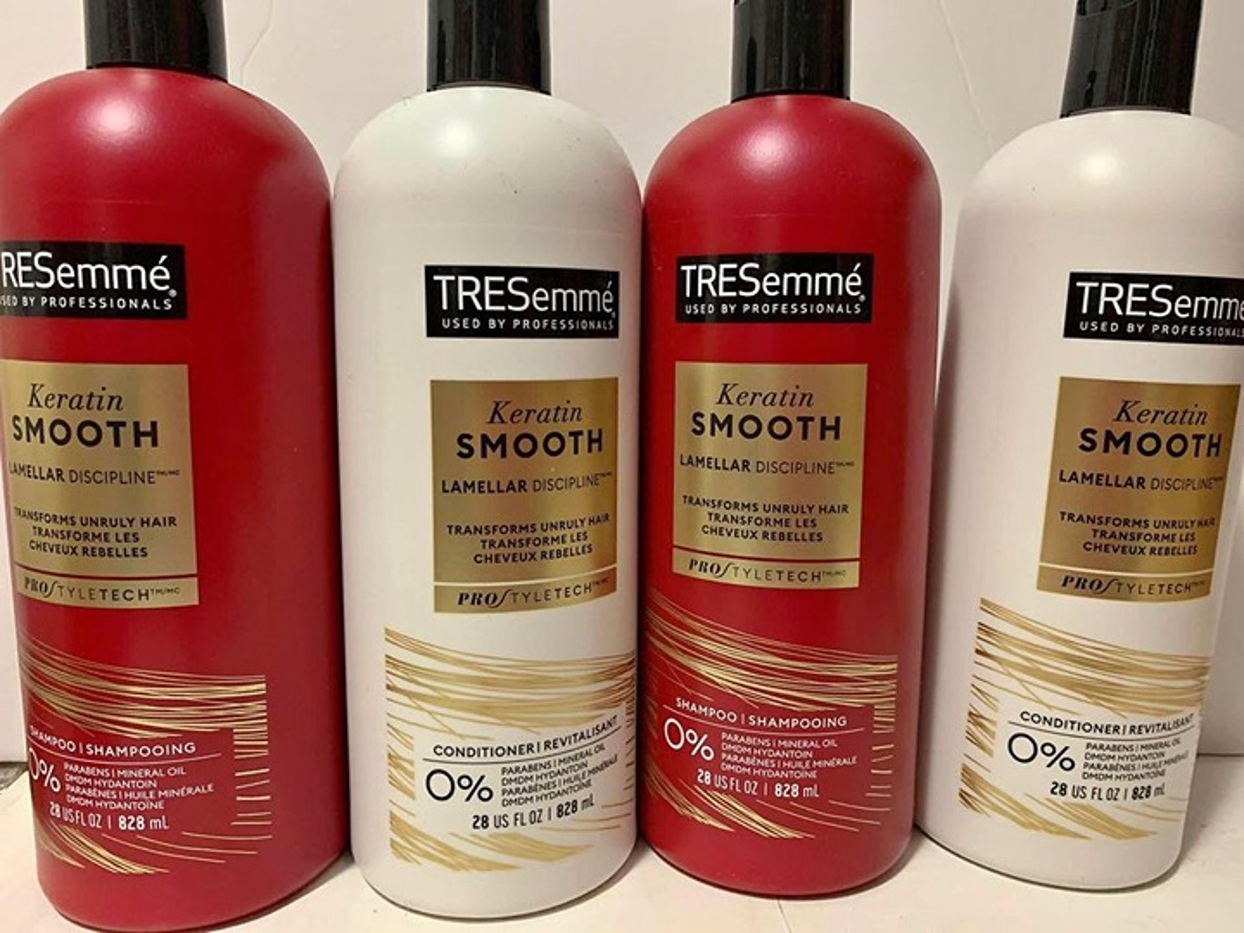 TRESemme Keratin Smooth shampoo/conditioner set—28oz