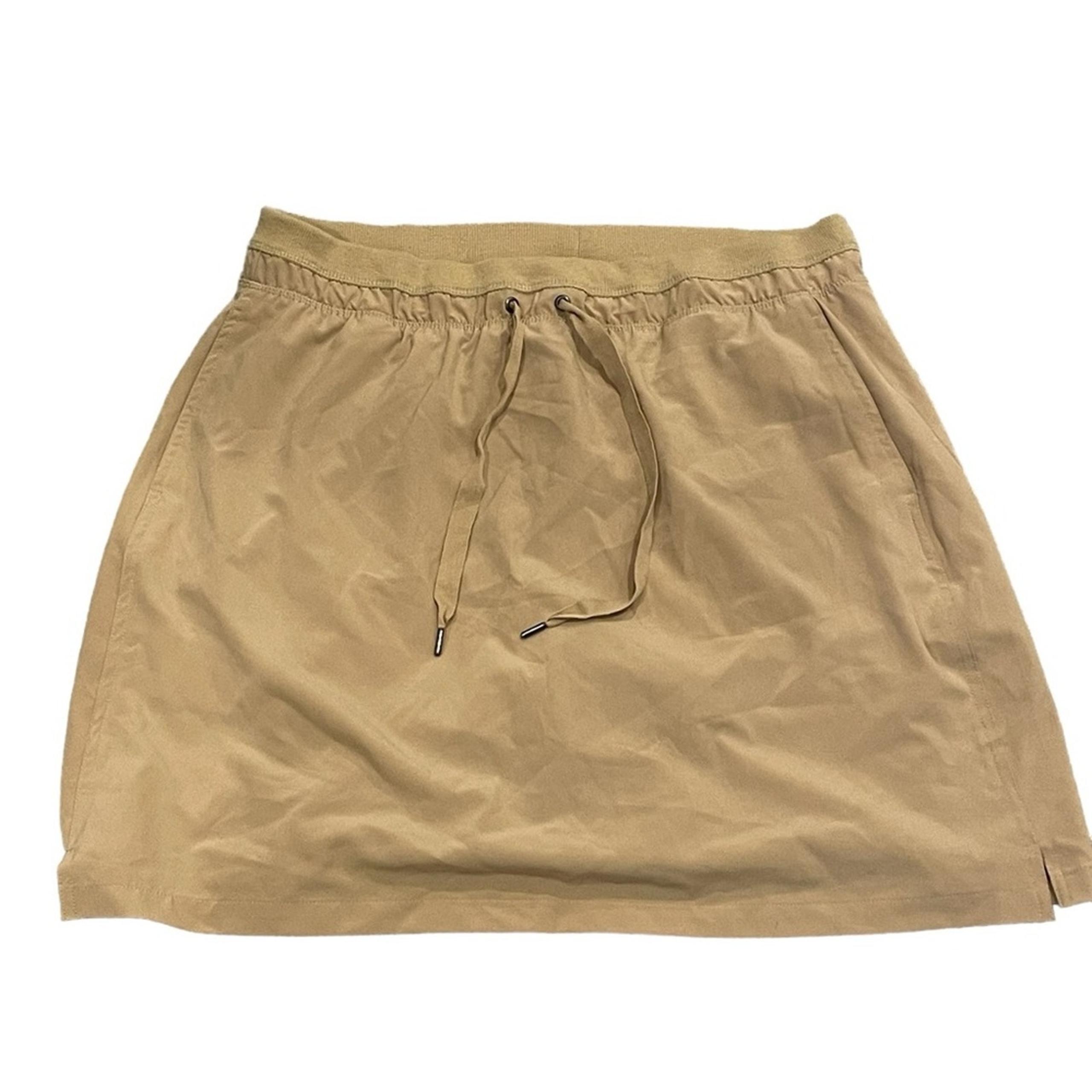 GREEN TEA Womens Khaki Athletic Skort Shorts Skirt Size XXL