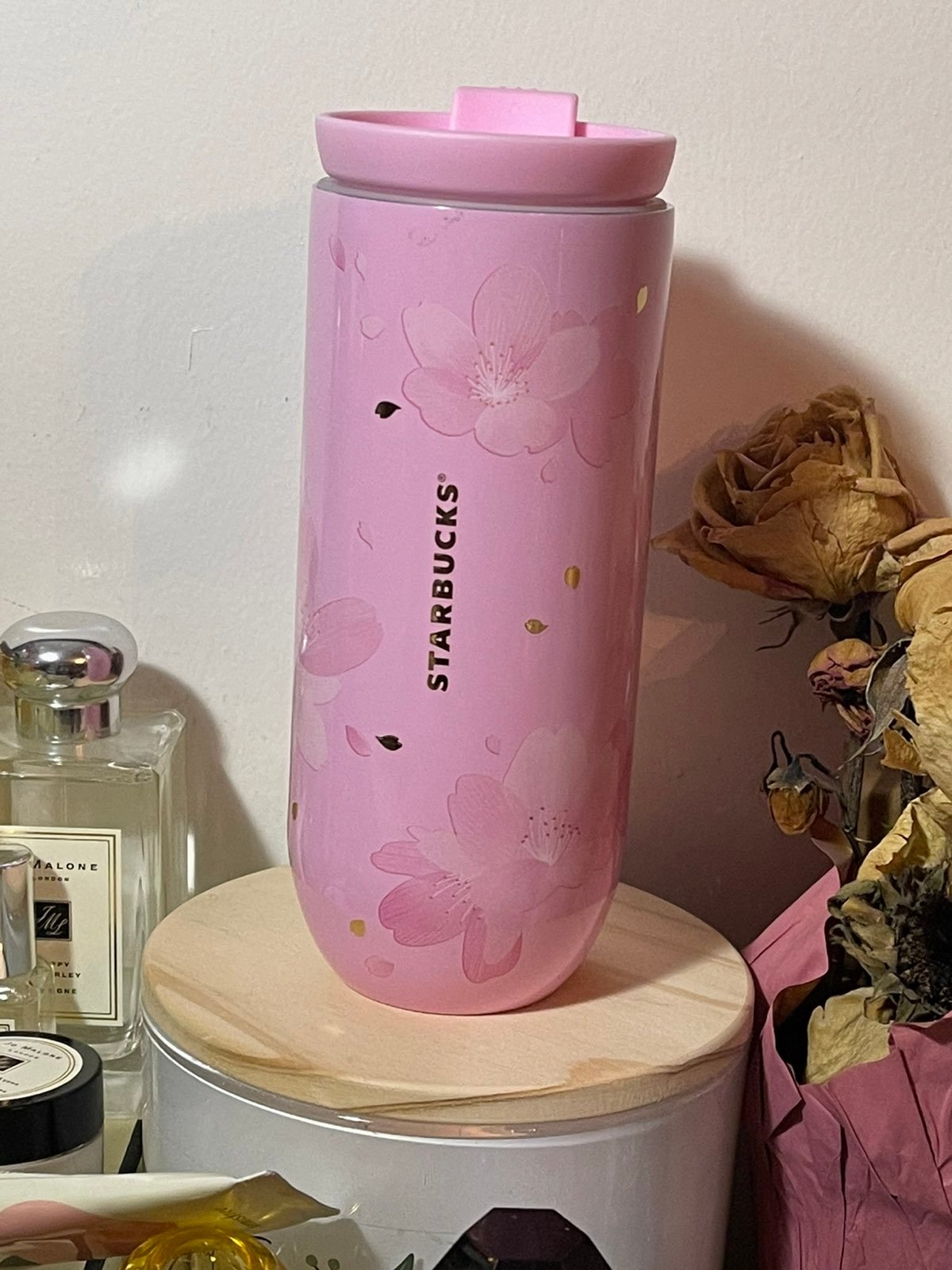 Pink Starbucks Sakura cherry blossom cup