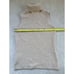 Lafayette 148 Wool Cashmere Sleeveless Vest Cable Knit Turtleneck S Beige