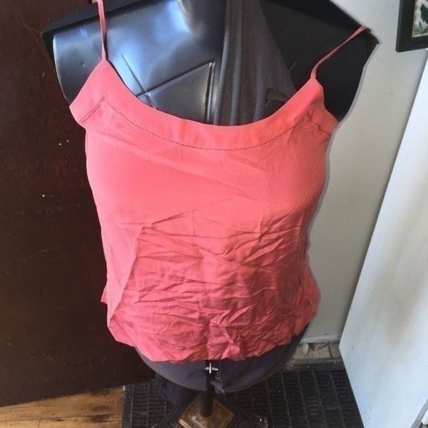Madewell size 6 sleeveless, strappy silk flowy top