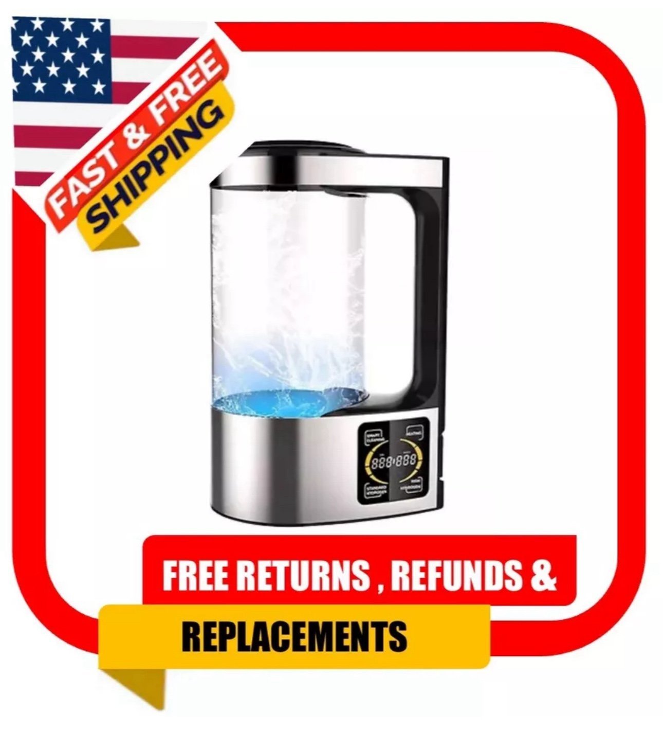 V8 Hydrogen Rich Water Machine, Hydrogen Water Generator, Constant Temperature