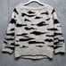 Sleeping On Snow Cardigan Womens S Mohair Blend Sweater Animal Print
