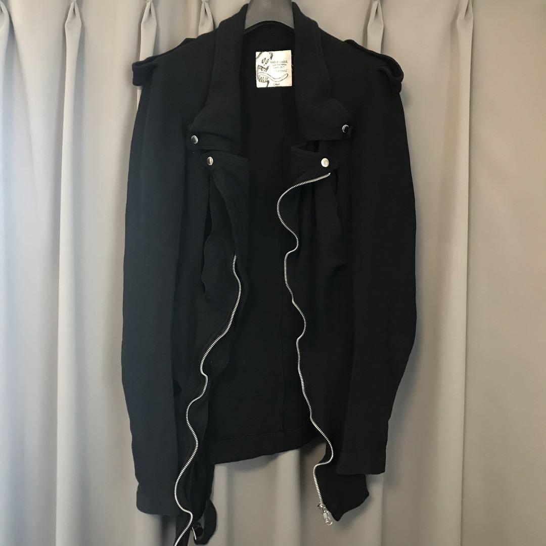 Excellent Condition UNDERCOVER 04SS Languid Period Distorted Leather Jacket