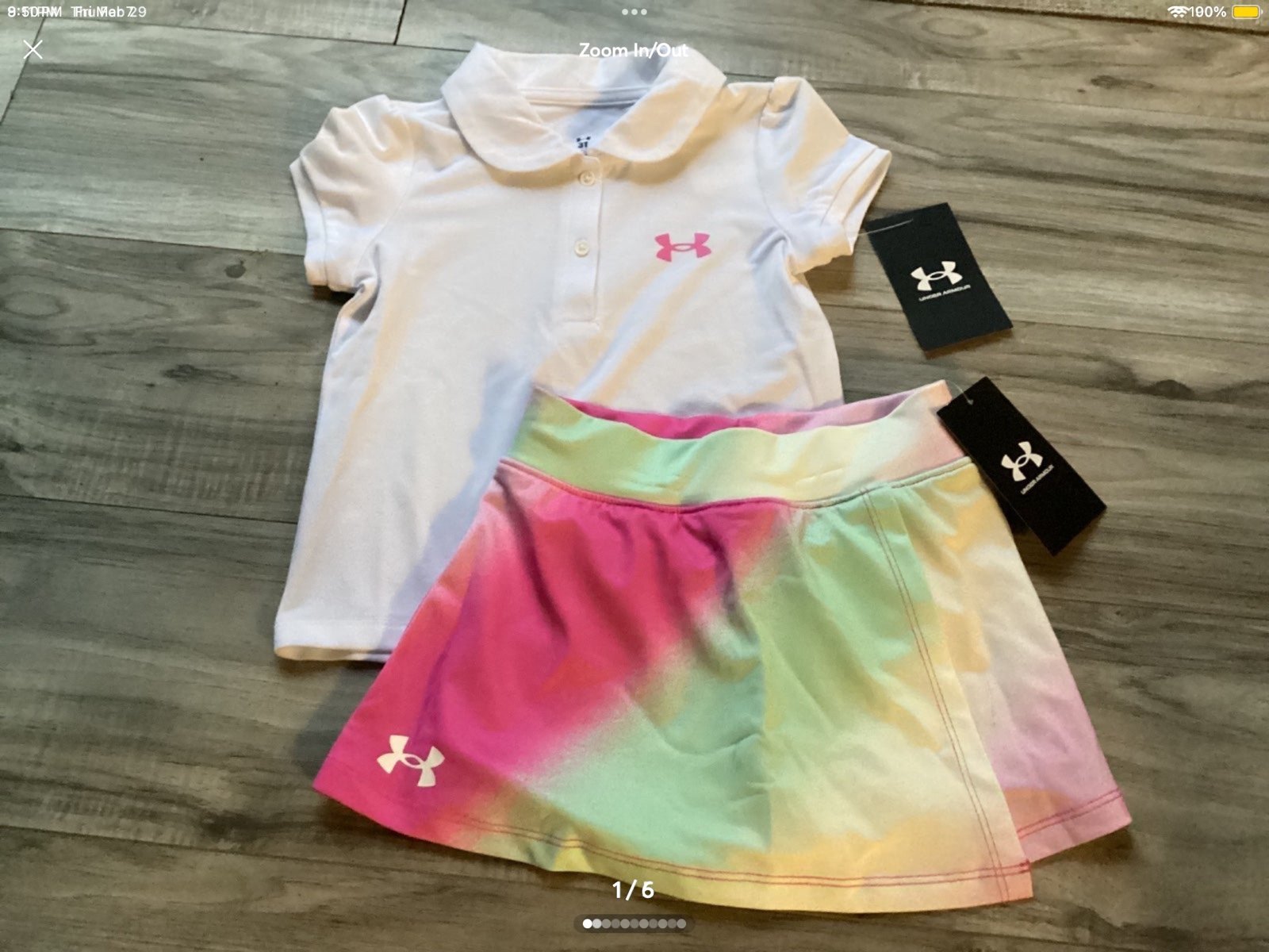 Under Armour polo & skort outfit size 3T(NWT) ~PRICE FIRM, NO OFFERS~